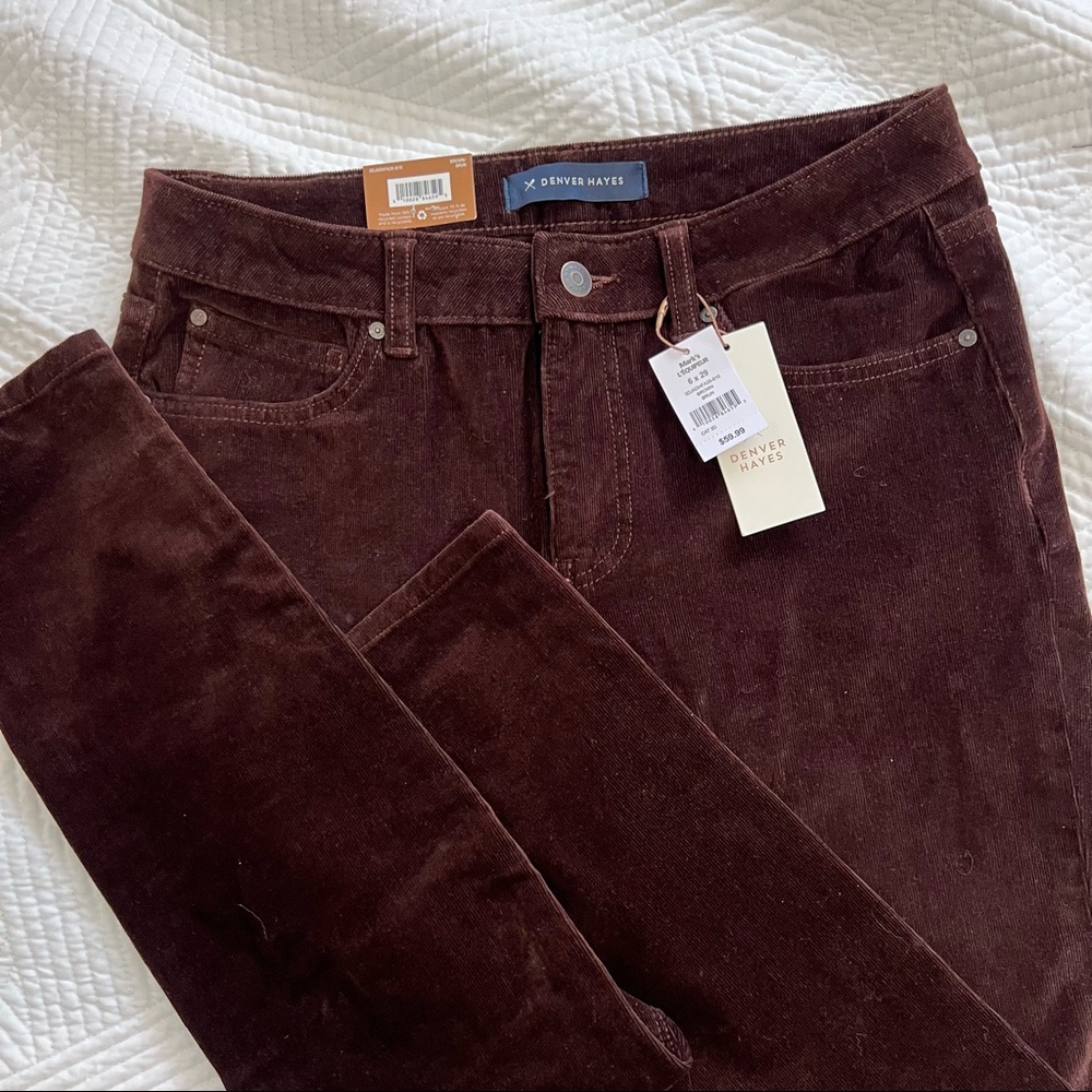 Denver Hayes Midrise Corduroy Pants - Brand New With Tags